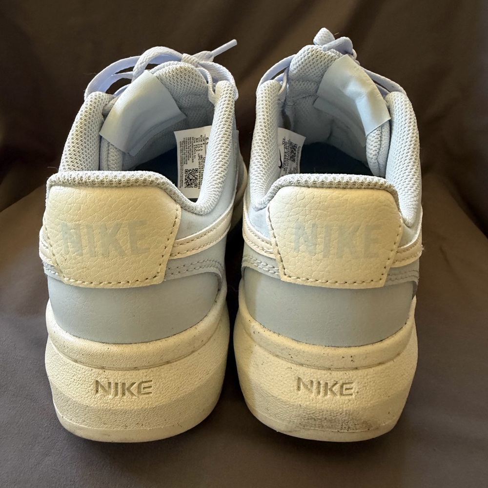 Nike Low-Top Platform Sneakers - Light Blue/White - Picture 3 of 7